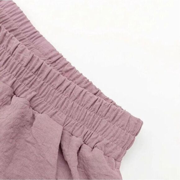 casual solid two piece set button down - Picture 4 of 4